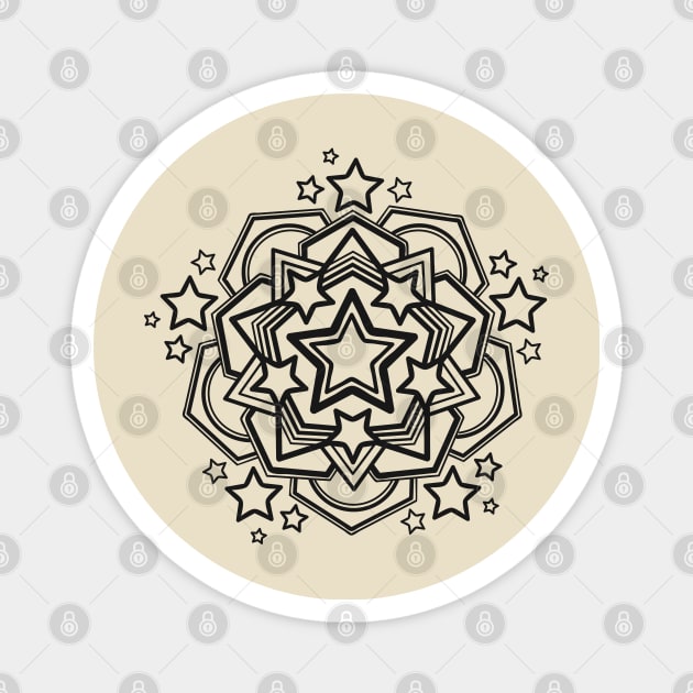 Mandala #16 Magnet by hoddynoddy